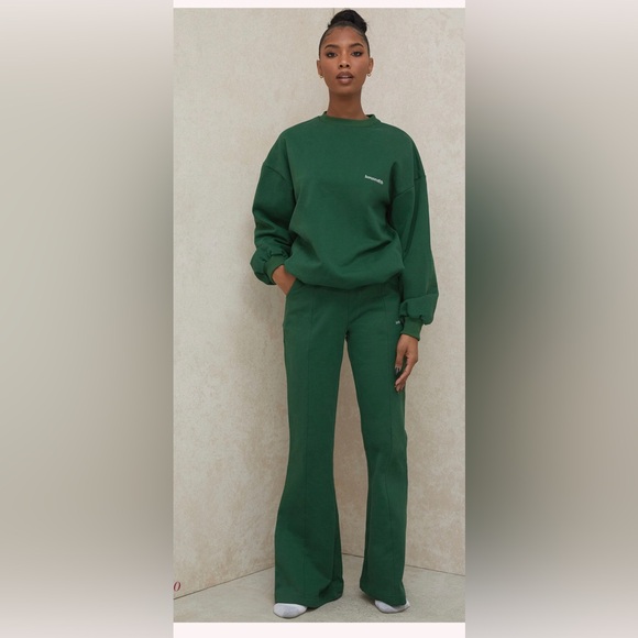 House of CB OLI Green Flared Leg Track Pants Cotton Women’s , size XS - Picture 14 of 14